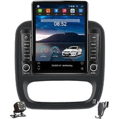 YLOXFW Android 12.0 automašīnas radio stereo navigācija ar 4G WiFi DSP Carplay priekš R-enault Trafic 3 2014-2021 Sat GPS navigācija 10,4 collu skārienekrāna multivides video atskaņotājs FM BT uztvērējs, Ts200