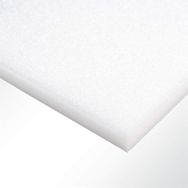 Plastazote® LD29 Polietilēna PE putas Cietās putas baltas 100 x 50 x 5 cm