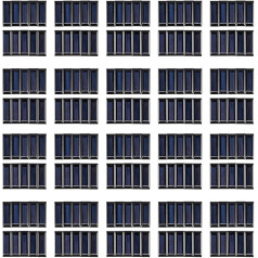 Ficher 200 Stueck Mini Solar Panel Neue 0.5V 100MA Solarzellen Photovoltaik Modul Sonnenkraft Ladegeraet DIY 53 x 18 x 2,5 mm