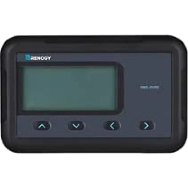 Renogy Rover Elite Solar Charge Controller monitora ekrāna sprieguma un strāvas mērītājs