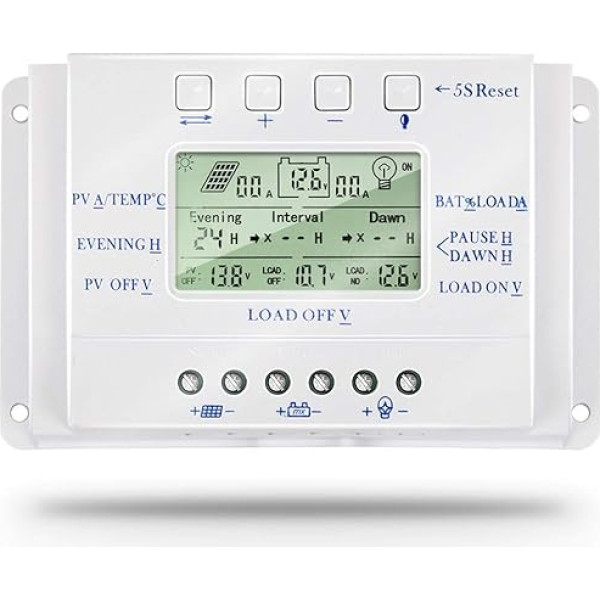 SolaMr MPTT-T sērijas saules enerģijas lādēšanas kontrolieris, 30A