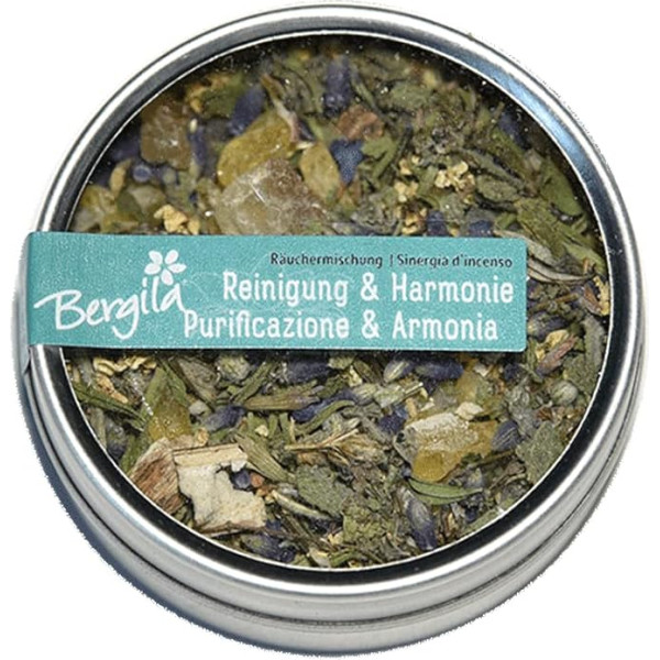 Bergila Cleaning & Harmony Incense Mixture 5 g - izgatavots no 100% dabīgām, bioloģiskām izejvielām - kontrolēta un sertificēta kvalitāte no Dienvidtiroles