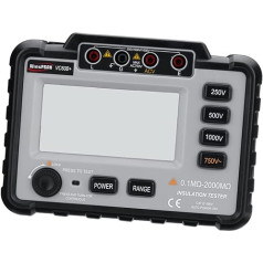 ULTECHNOVO 1 Satz Isolationswiderstandstester Lcd Megohmmeter Megohmmeter Mit Messleitungen Elektronischer Widerstandstester Lcd Display Megohmmeter Hintergrundbeleleuchtung