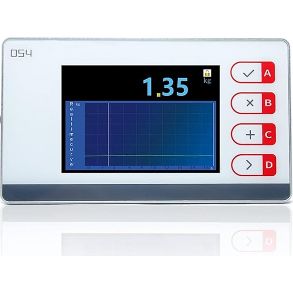 Wägezellen-Wägesensormodul Wägeanzeige Digital Force Gauge Dynamometer Display Instrument Rs485 Controller Enternet for automaticische Kurve High-Speed für Trichtergewicht Wird zur Messung von Kraft,