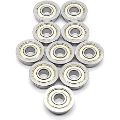 10Pcs 3D Drucker Zubehör Teile F623 ZZ Flansch Buchse Kugellager F623ZZ 3 * 10 * 4mm Pulley lager Führungsrad