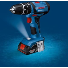 Bosch Professional GSB 18-2-LI Plus Professional, akumulatora spriegums 18 V, griezes momenta iestatījums 20 +1 (18V 21)