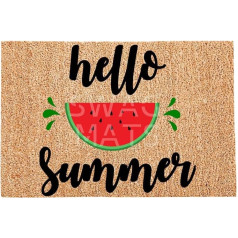 WLHHHBO Generic Doormat Indoor Outdoor Entrance Door Mat Summer Funny Door Mat Watermelon Rug Welcome Party Living Room Parties Carpet Tape for