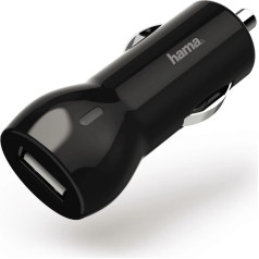 Hama 00183259 Car Charger 2.4A, Black