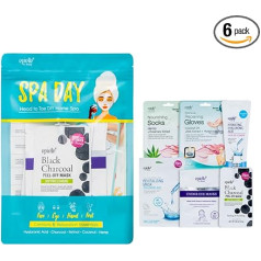 Epielle Skincare Beauty Kit, Korean Beauty, 6 Pieces Included, Gift Set for Women, Spa Gift for Women (Spa Day Kit)