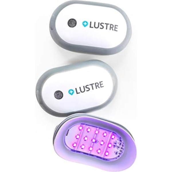 ‎Lustre LUSTRE ClearSkin TRIO Blue Light Acne ārstēšanas ierīce | Sejas un ķermeņa pinnes, pūtītes un plankumiņi