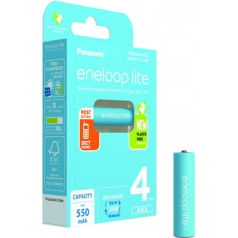 Eneloop lite uzlādējams aaa 550 mah 4 gab.