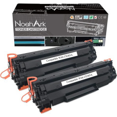 ‎Noahark NoahArk saderīga tonera kasetne priekš Laserjet Pro P1102W P1102 P1102 P1108 P1108 P1108 P1100 P1104 P1104 P1005 P1006 M1217nfw M121212nf M1210 M1132 M1130 213nf M1134 M11136 Printeris (2 melni)