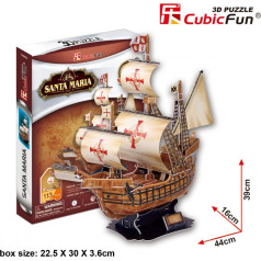 Puzzle 3d buru kuģis santa maria