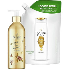 Pantene Pro-V Alumīnija dozators/uzpildīšanas komplekts matu kopšanas līdzekļiem 430/480 ml