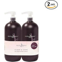 Neal & Wolf Clean & Care ikdienas šampūns kondicionieris, 950 ml, Duo