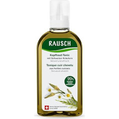 Rausch Swiss Herbal Hair Tonic (atsvaidzina, novērš blaugznu veidošanos un mazina niezi - vegāns), iepakojumā pa 1 (1 x 200 ml)