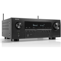 Denon AVR-S970H 7.2 kanālu AV uztvērējs, HiFi pastiprinātājs ar Dolby Atmos, DTS:X, 6 HDMI ievadi un 2 izejas, 8K HDMI, Bluetooth, WiFi, AirPlay 2, HEOS Mulitroom, saderīgs ar Alexa