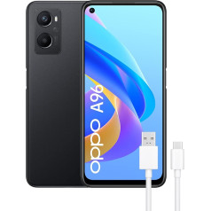 Oppo A96, divvietīgs, 128 GB, 8 GB RAM, zvaigžņoti melns