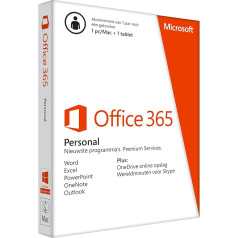 MS Office 365 Personal 32-bit/x64 abonements 1YR Euroz