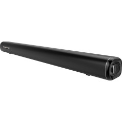 Kenwood LS-600BT - 2.0ch Soundbar ar Bluetooth, 60 W RMS, HDMI ARC, DSP, tālvadības pults, sienas LED displejs, ievadi: Line/USB/Optiskais