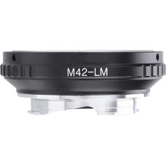 EBTOOLS M42 LM adapteris M42 auf LM Adapter M42 LM Objektiv Adapter M42 LM Kamera Adapter M42 LM Mount Adapter für M42 Mount Objektiv für M Kamera für LM-EA7 Adapter