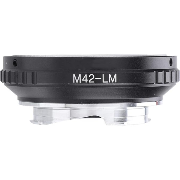 EBTOOLS M42 LM adapteris M42 auf LM Adapter M42 LM Objektiv Adapter M42 LM Kamera Adapter M42 LM Mount Adapter für M42 Mount Objektiv für M Kamera für LM-EA7 Adapter