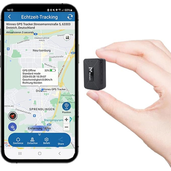 Micro GPS Tracker Magnet Realtime Mini GPS Locator Real Time Satellite Portable Location Tracker 1500 mAh akumulators, Geo-Fence Alarm Bezmaksas lietotne bērniem Motocikls Auto