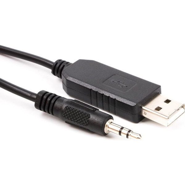 pl2303ta USB RS232 adaptera pārveidotājs 3,5 mm Stereo Jack kabelis 6 FT