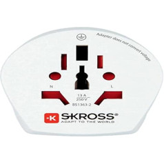 SKROSS 101401 1.500210-E Ceļojuma adapteris CO W uz AUS/Ķīnu, viens izmērs