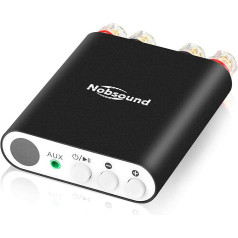 Mini Bluetooth 5.0 DSP digitālais pastiprinātājs Stereo integrētais jaudas pastiprinātājs 200 W pastiprinātājs (Nobsound TA-21)