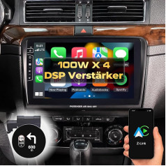 DYNAVIN Automobiļu radio navigācijas sistēma 1 collas oriģināliekārtas radio ar Bluetooth, DAB+ gatavs, saderīgs ar Carplay un Android Car