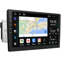 Eonon Android 13 10,1 collu IPS displejs Double DIN 2+32GB Bezvadu CarPlay Android Car GPS Sat NAV Android Car MirrorLink Bluetooth DSP USB SWC atbalsts OBDII DAB+ atpakaļgaitas kamera Galvenais bloks UA13-Plus