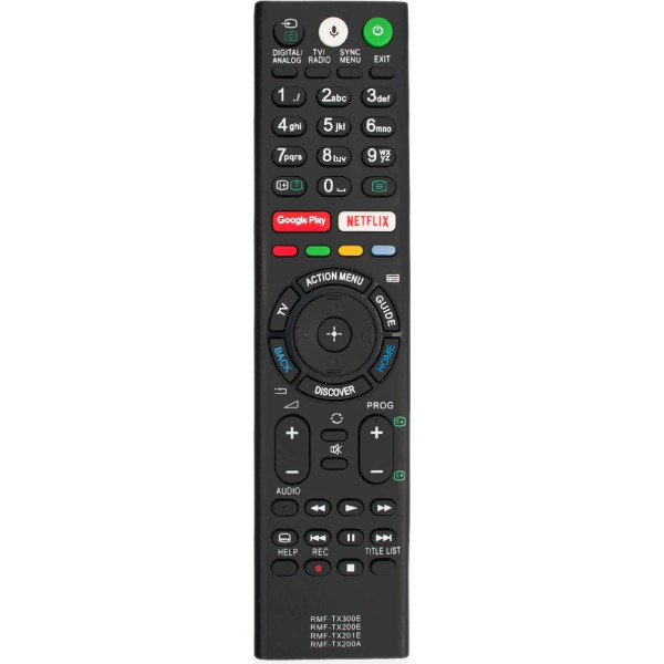 RMF-TX300E RMF-TX201E RMF-TX201E RMF-TX200E RMF-TX200A Balss rezerves tālvadības pults piemērots Sony Smart TV KD-49XE8099 KD-49XE8396 KD-49XE9005 KD-55A1 KD-55SD8505 KD-55 XXD80005 KD-55XD8505 KD-55XD8577