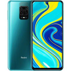 Xiaomi Redmi Note 9S viedtālrunis, 4GB RAM + 64GB ROM, 6,67 collu pilns displejs, 16 MP priekšējā un 48 MP + 8 MP + 5 MP + 2 MP mākslīgā intelekta četrkameru, zils