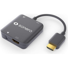 Sonero AVT115 HDMI audio ekstraktors, 4 K, melns