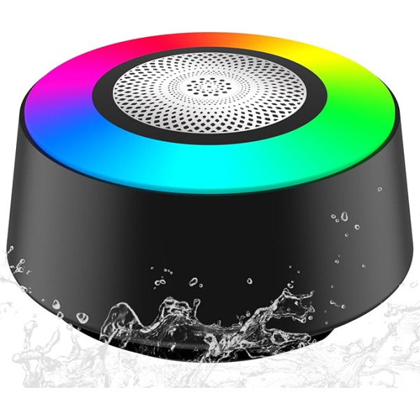 eppfun SK006 Pārnēsājams Bluetooth 5.2 skaļrunis ar RGB gaismām/TF kartes slots, IPX5 ūdensizturīgs, dzimšanas dienas dāvanas pusaudžiem, meitenēm, zēniem, mātei, sievietēm, bērniem