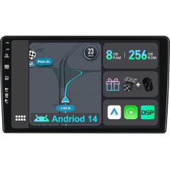 YUNTX [8GB + 256GB] Android 12 autoradio Citroen Berlingo (2008-2019)-[Integrēts CarPlay/Android Car/DSP/GPS]-9 collu IPS Touch Screen CAM+MIC-DAB/Mirror Link/Bluetooth 5.0/AHD/360 Camera/WiFi