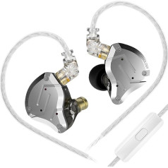 keephifi KZ ZS10 Pro In-Ear monitori, vadu austiņas, 1DD 4BA metāla IEM, nesajaucams kabelis, vadu austiņas ar trokšņu slāpēšanu datorspēlēm, mūzikas videoklipiem