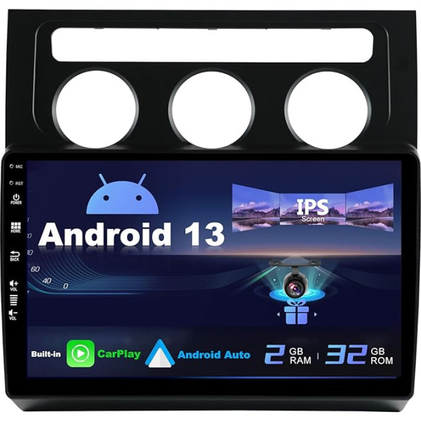 SXAUTO Android 12 IPS autoradio Ford Ranger/Everest/Mazda BT50 J97M (2006-2013) - Iebūvēts CarPlay/Android Car - Bez kameras - 2G + 32G - Vadāms no stūres DAB Fast Boot -2 DIN 10,1 collu