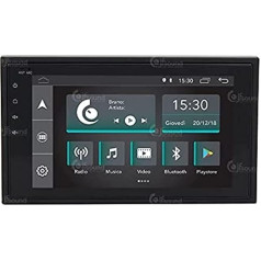 Universāls auto radio 2DIN Android GPS Bluetooth Bluetooth WiFi Dab USB Full HD skārienjūtīgais ekrāns 6,2 collu Easyconnect