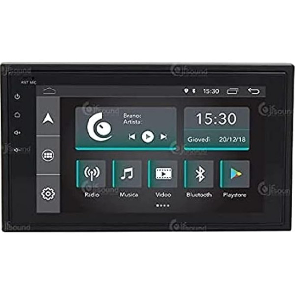 Universāls auto radio 2DIN Android GPS Bluetooth Bluetooth WiFi Dab USB Full HD skārienjūtīgais ekrāns 6,2 collu Easyconnect