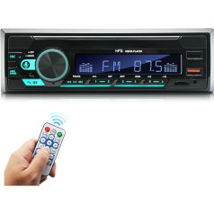 1 DIN auto radio audio stereo DC 12 V AUX USB U-Disk FM radio stacija Bluetooth auto radio MP3 atskaņotājs