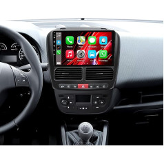 SIXWIN 2+64G Android 13 auto radio Fiat Doblo 2010-2015/Opel Combo 2011-2018 ar Carplay/Android Auto/Mirrorlink, 9 collu kapacitīvais skārienjūtīgais skārienekrāns, atbalsta WiFi/GPS/FM/Bluetooth/SWC