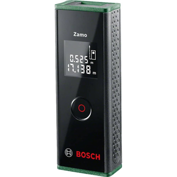 Bosch lāzera mērierīce Zamo ar riteņa un līnijas lāzera adapteri (viegli un precīzi mērījumi līdz 20 m, 3. ģen.)