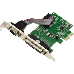 KALEA-INFORMATIQUE © Vadības karte PCI Express (PCIe)/1 COM RS232 ports + 1 ports Parallele DB25 LPT/Seven/with WCH382L Chipset - Atbalsta Windows 8.1, 10/8/vista/XP + LINUX 2.6.X/3.x + Back