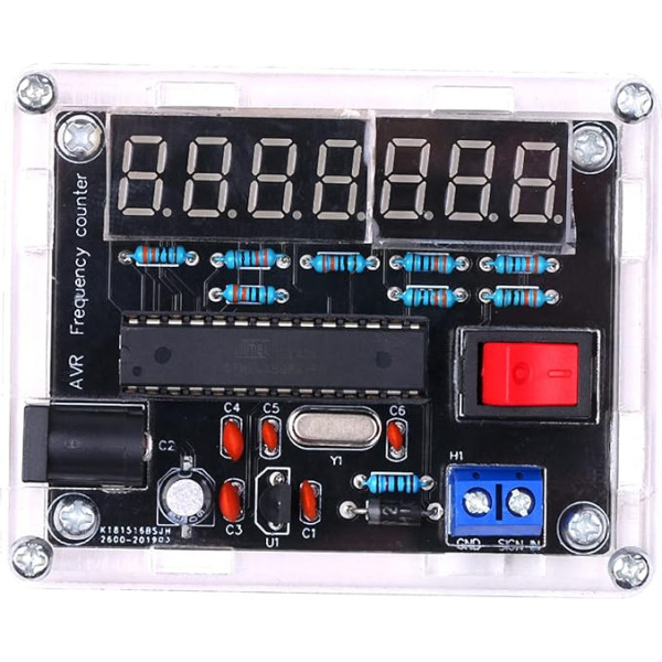 KKnoon 10MHz frekvenču mērītājs DIY komplekts Frekvenču skaitītājs AVR frekvence ar čaulas skaitītāju Cymometer frekvenču mērīšana 0.000 001Hz izšķirtspēja