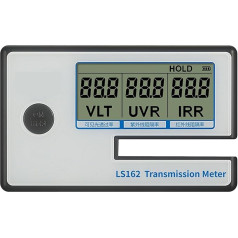 UV-Messgerät 162 Fensterfolien-Transmissionsmessgerät, 162A Tönungsmessgerät for UV-Infrarot-Blockierungsrate und Durchlässigkeit for sichtbares Licht Schnelle Messgeschwindigkeit(162)