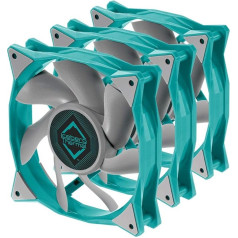 Iceberg Thermal IceGALE PWM Premium 120mm korpusa ventilators (3 gabali) - tumši zilganzaļš