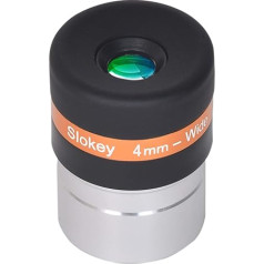 Eyepiece Telescope 4mm Pro Slokey HD Aspherical Lens with 62 Degrees Wide Field of View and Exceptional Optical Quality for a Sharp and Bright Image, Very Lightweight, Compact and Durable (1.2 inch)