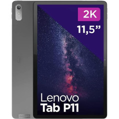 Lenovo Tab P11 (2nd Gen), 29.21 см (11.5 дюймов, 2000 x 1200, 2K, 120 Гц, WideView, сенсорный), Планшетный компьютер (MediaTek Helio G99, 4 ГБ ОЗУ, 128 ГБ UFS, Arm Mali-G57 MC2, Wi-Fi-Fi- Android. 12 L), сер